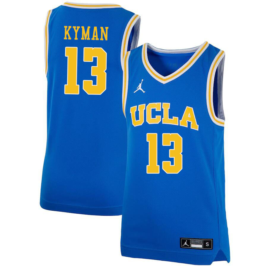 Jordan Brand Men #13 Jake Kyman UCLA Bruins College Jerseys Sale-Blue